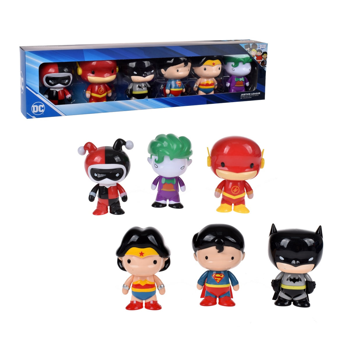 Set De 6 Figuras De Acción 10 Cm Dc Comics